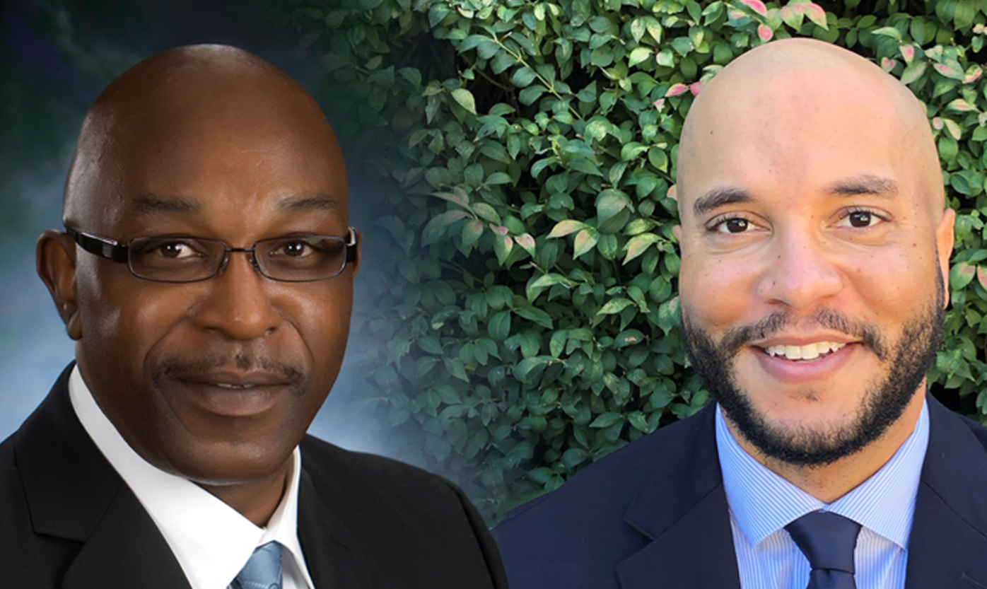 Billy Vickers, CEO of MAI (left) and Adam Claytor, President of Coltrane Logistics (right)