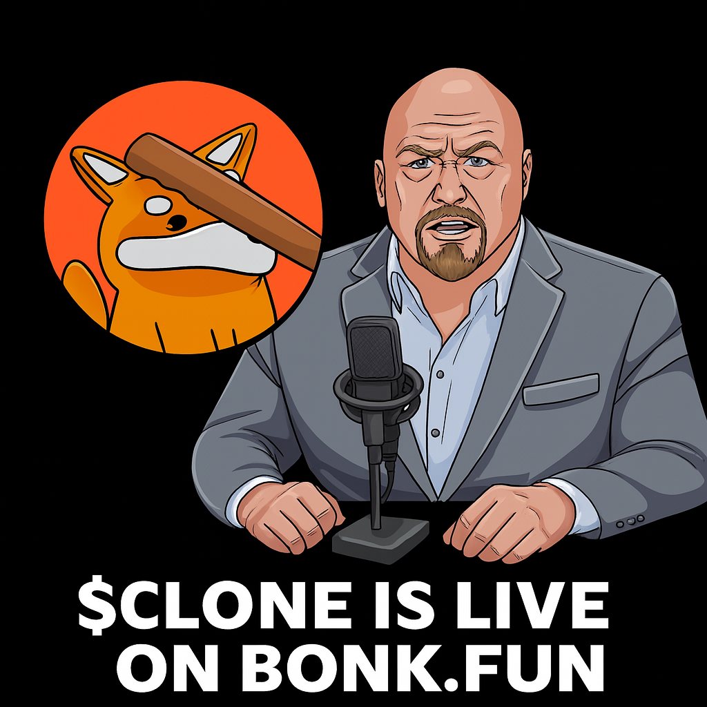 CLONE JONES ($CLONE) Launches Today, Sparking a New Chapter in Decentralized Satirical Media