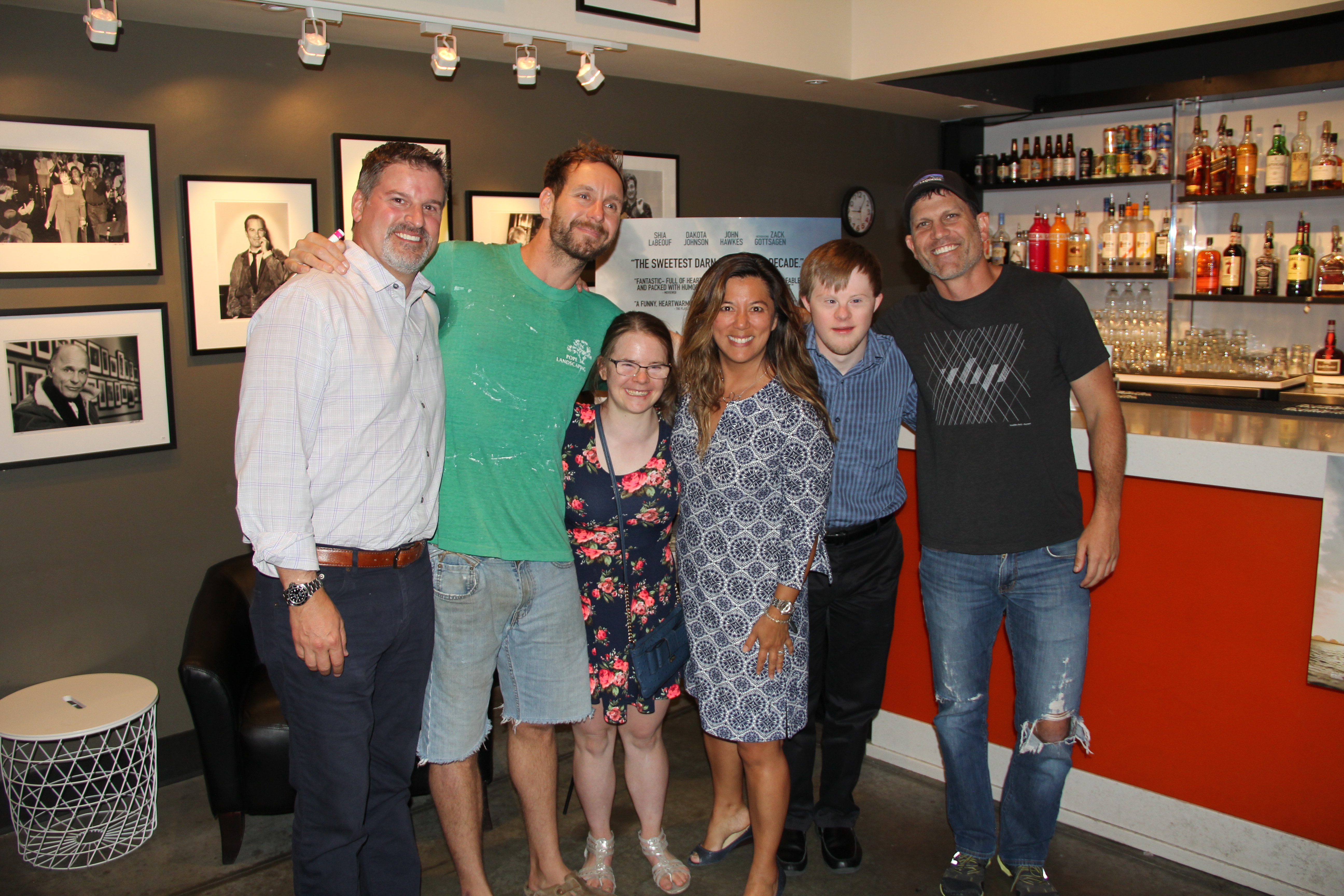 Global invites its members to a private screening of The Peanut Butter Falcon at the Sie Film Center. (L-R): Mac Macsovits, Tyler Nilson, Hanna Atkinson, Michelle Sie Whitten, Connor Long, and Michael Schwartz