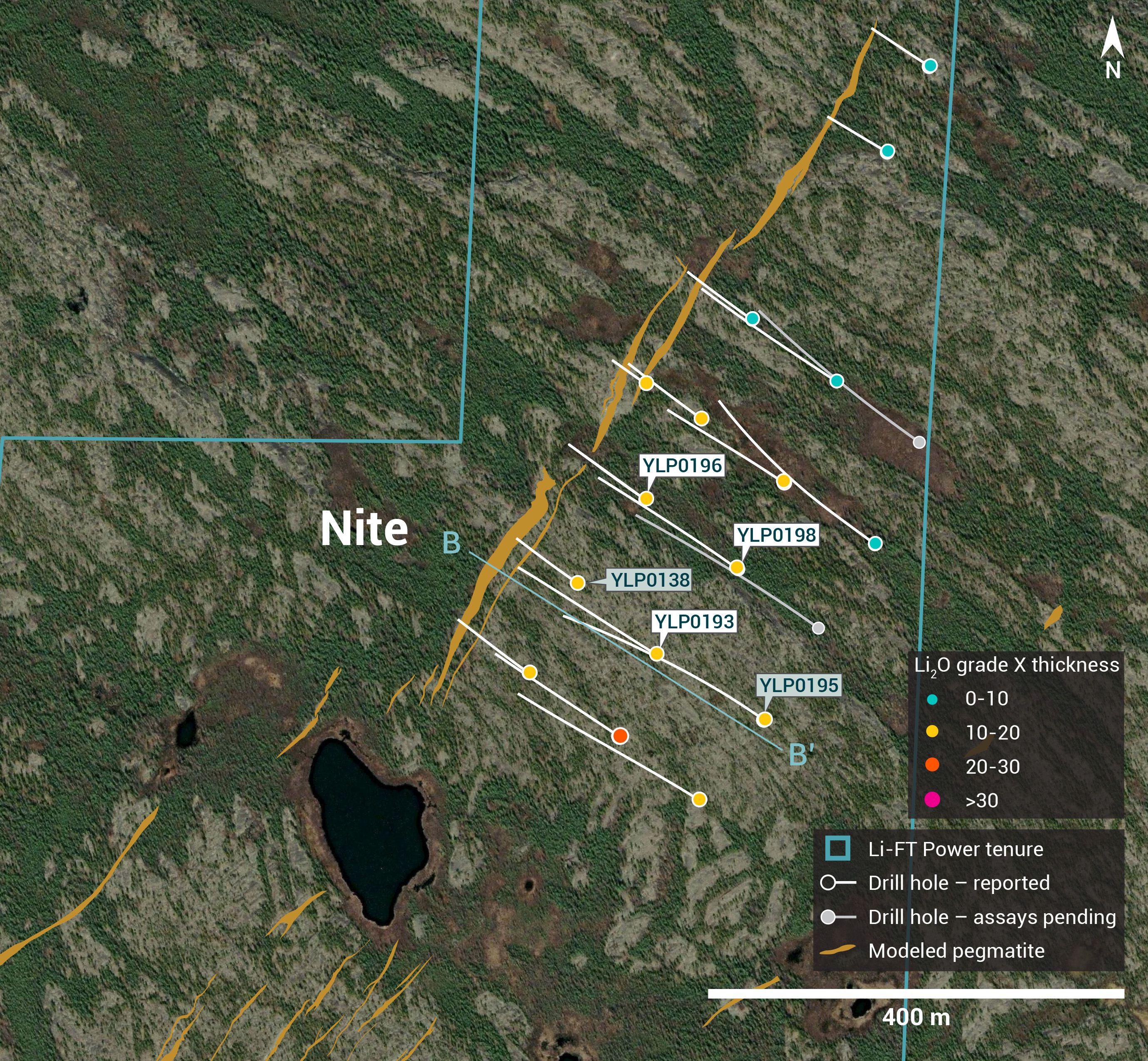 Individual Drill plans YK pegmatites NR 27 GT Nite