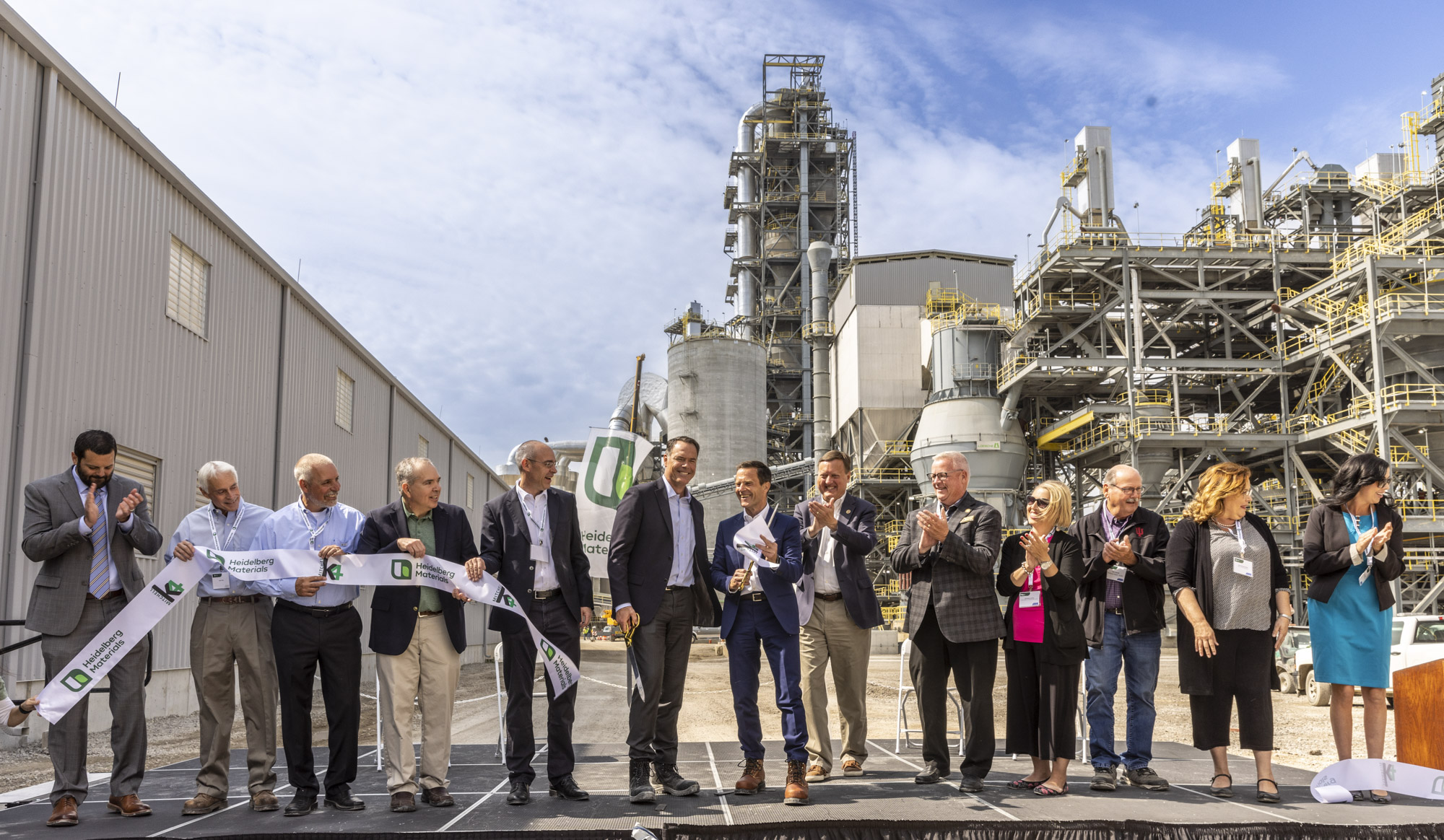 Heidelberg Materials Mitchell, IN Cement Plant Ribbon Cutting