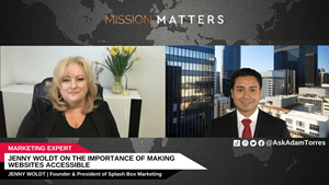 Jenny Woldt was interviewed by host Adam Torres on the Mission Matters Marketing Podcast.