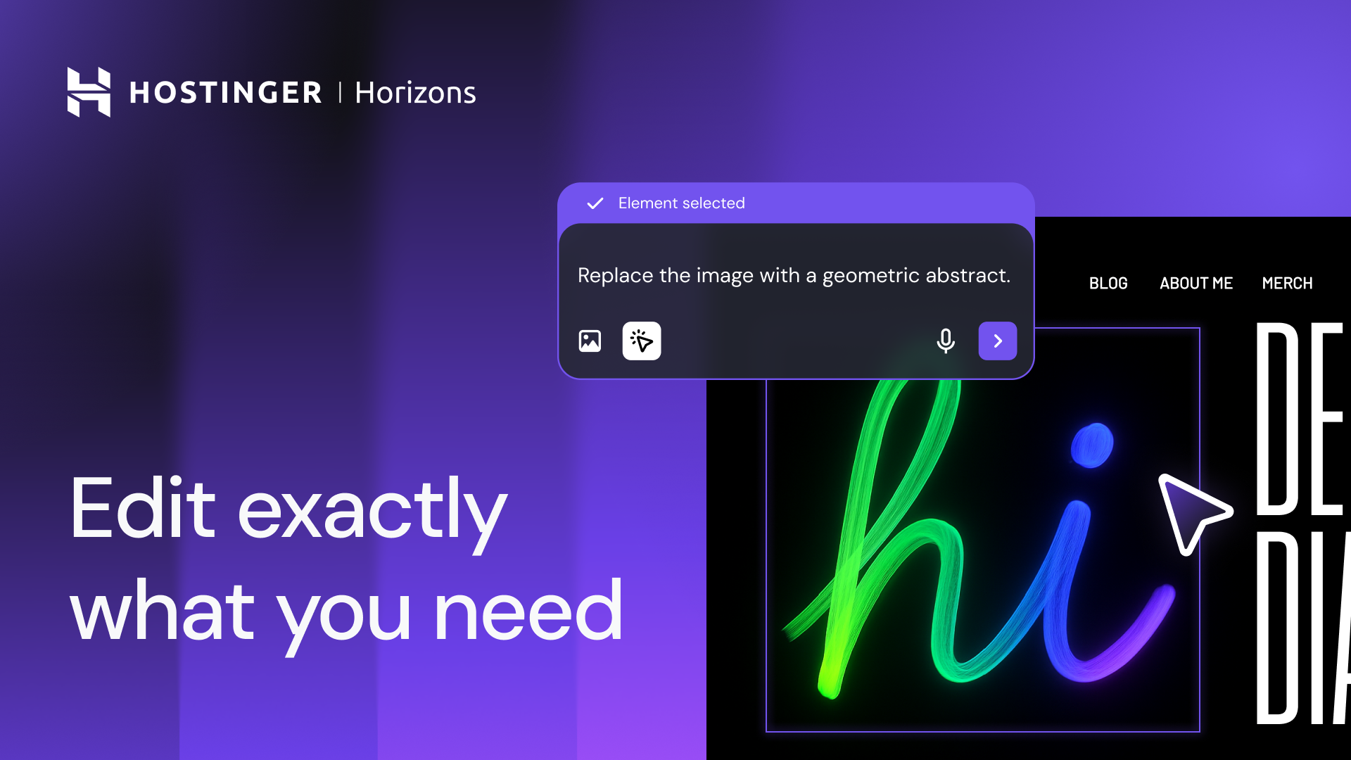 Hostinger Horizons t