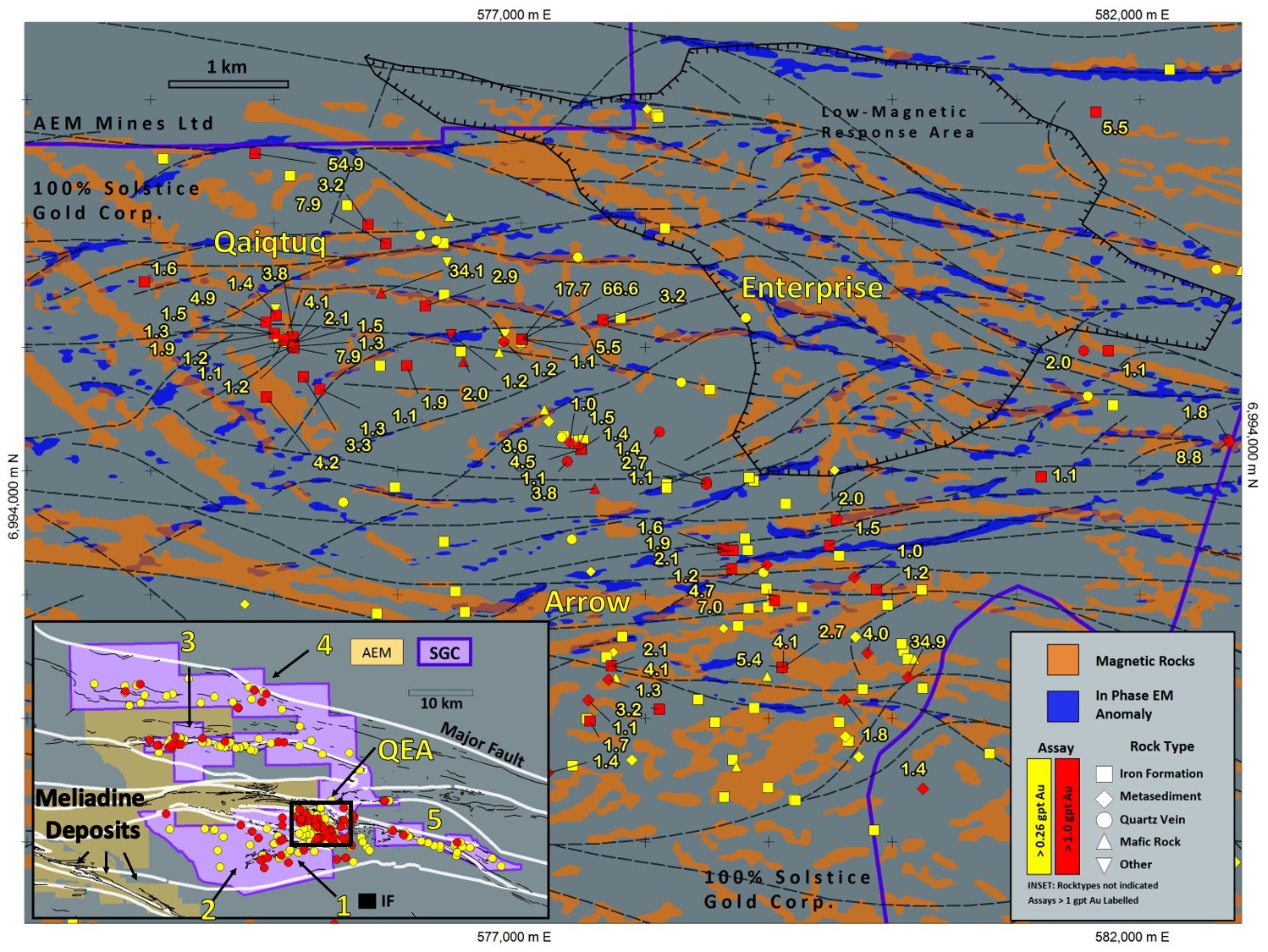 Figure 1: QEA Target Area