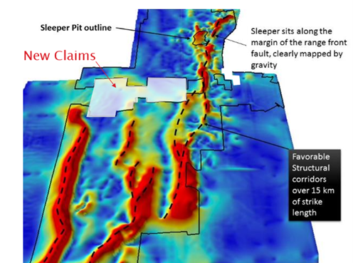 Sleeper Gold Project Land Claims