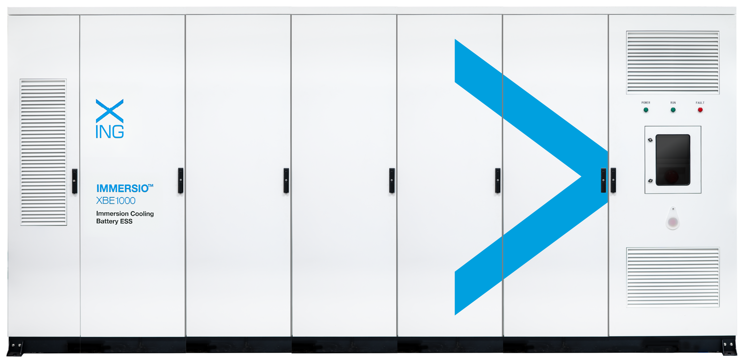 IMMERSIO™ XBE1000 XING Mobility’s 1MWh immersion-cooled energy storage cabinet