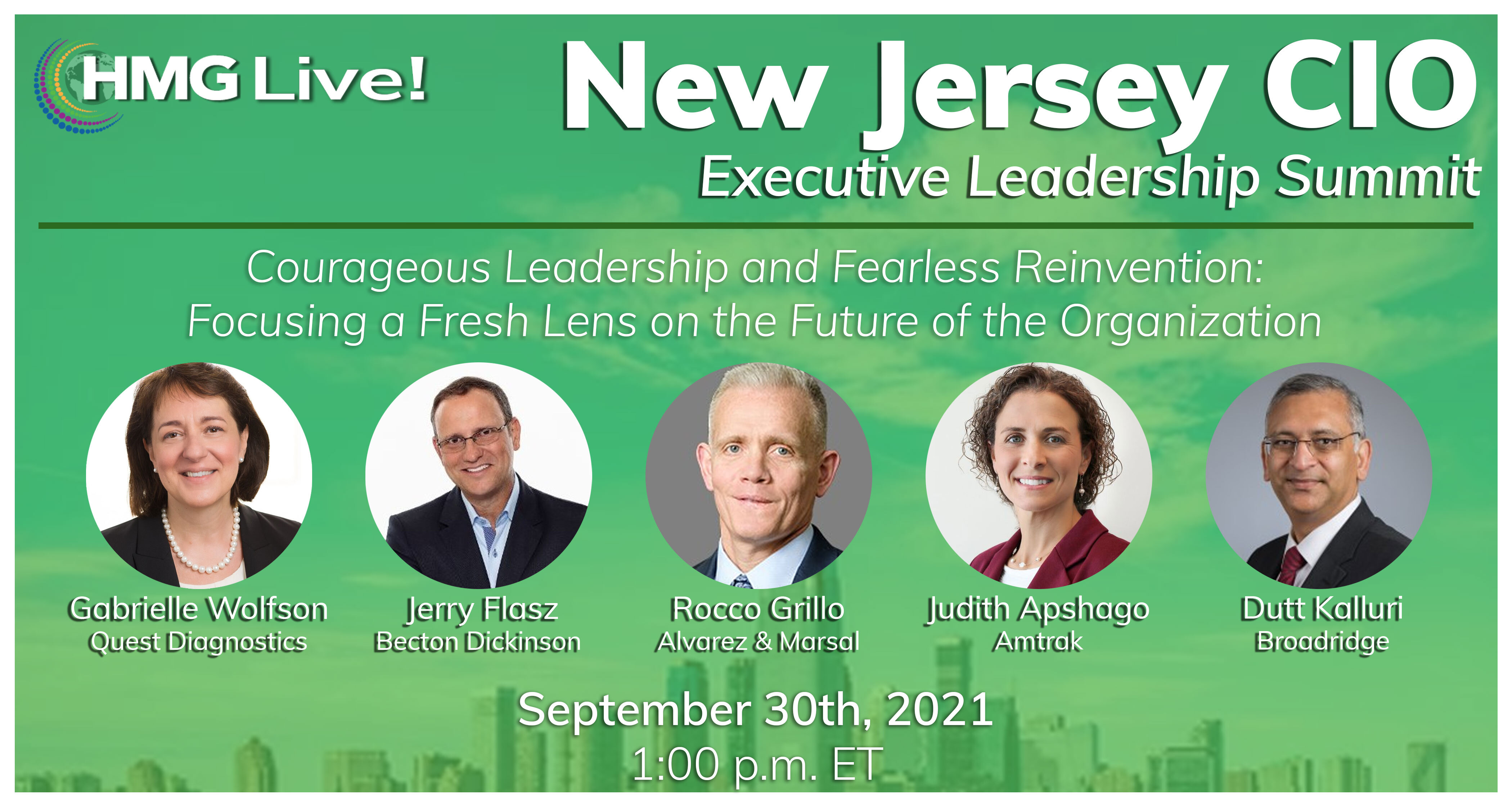 2021 HMG Live! New Jersey CIO Executive Leadership Summit