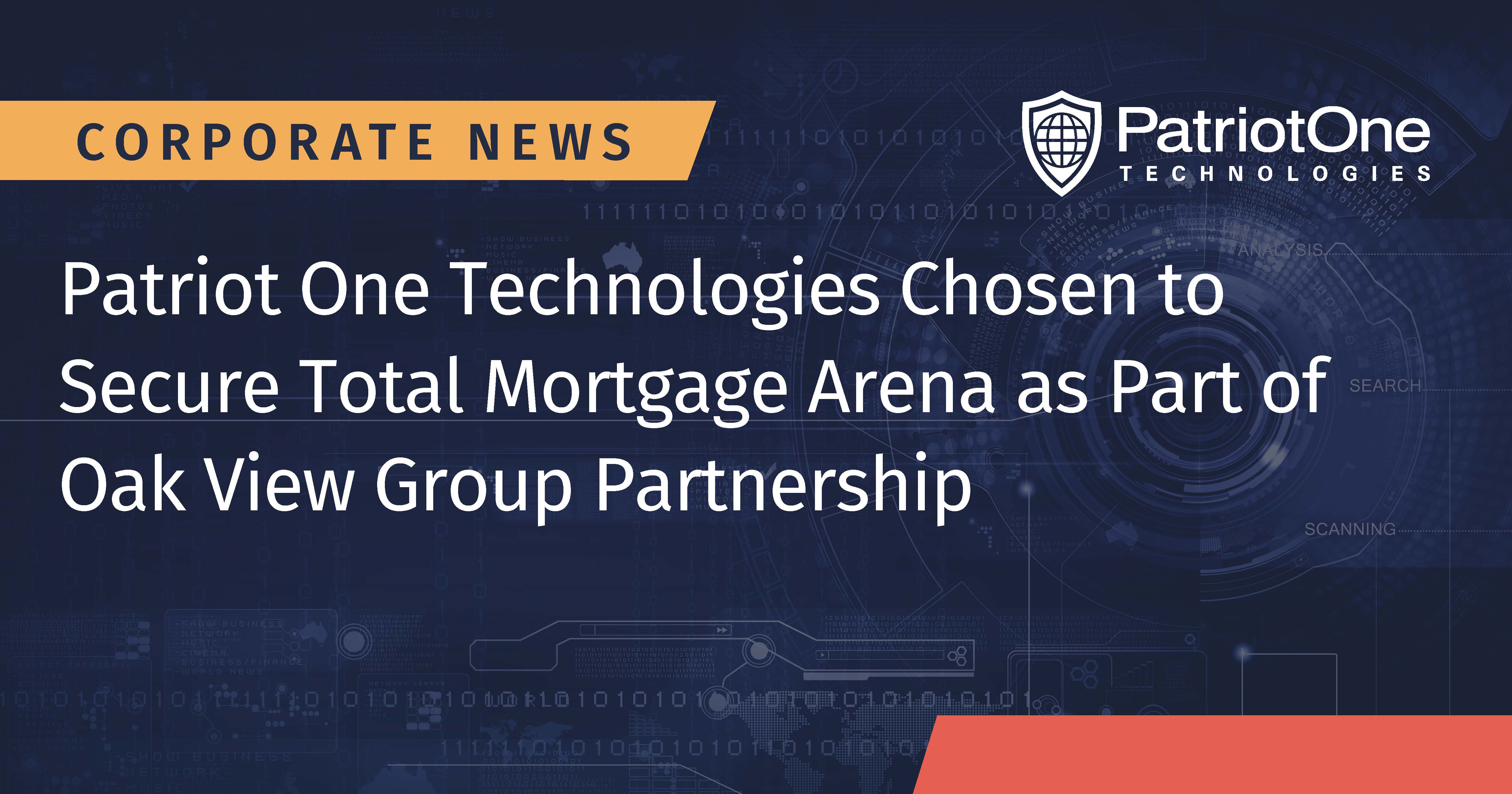 Patriot One Technologies Chosen to Secure Total Mortgage