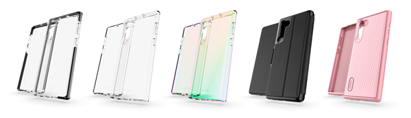 Gear4 case lineup for the Samsung Galaxy Note10 & Note10+