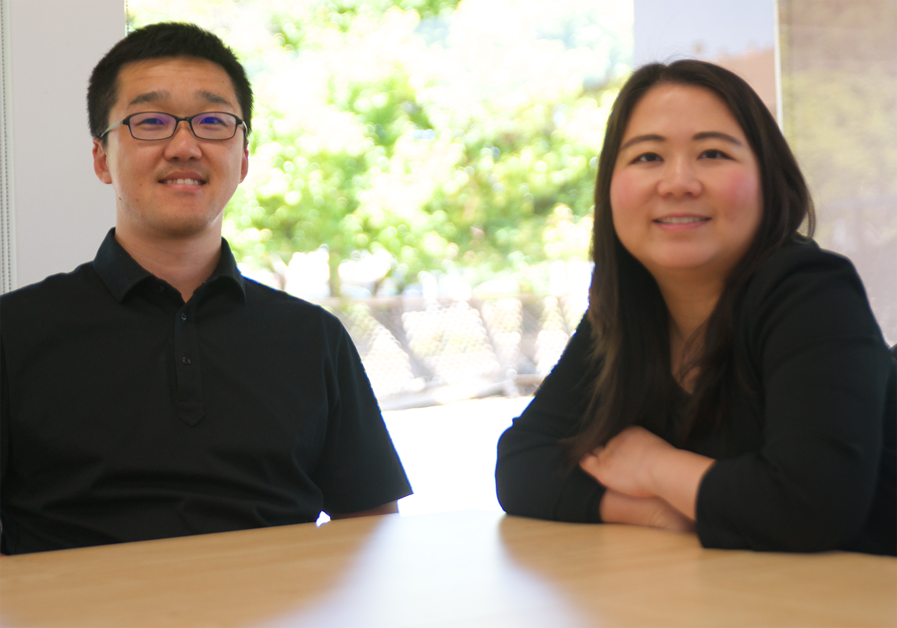 Bella Liu (CEO) and William Lu (CTO) of ORBY AI