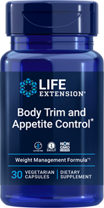 Life Extension new weight management supplement Body Trim and Appetite Control NonGMO Vegetarian GlutenFree once daily