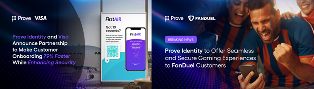 Prove Pre-fill® solution will be used for identity verification and authentication purposes to prevent fraud, and make customer onboarding faster & easier