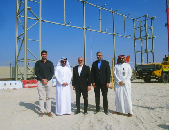 Executives from Abu Dhabi Airports join Bombardier leadership at site of the company’s landmark Abu Dhabi service centre 