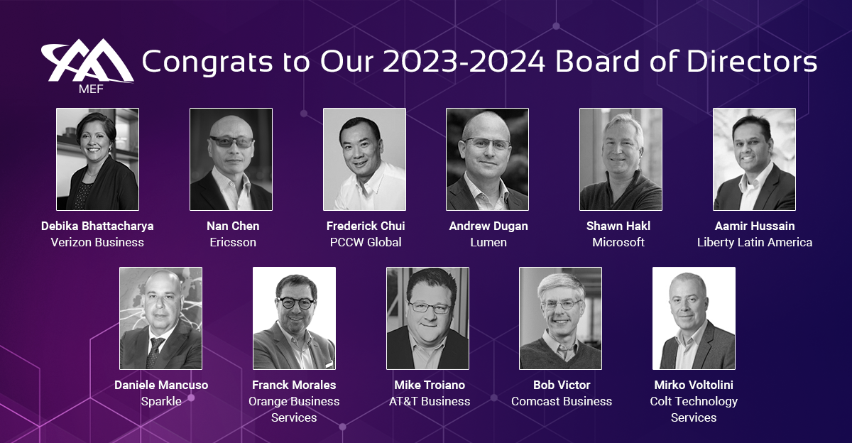 MEF welcomes its 2023-2024 Board of Directors.