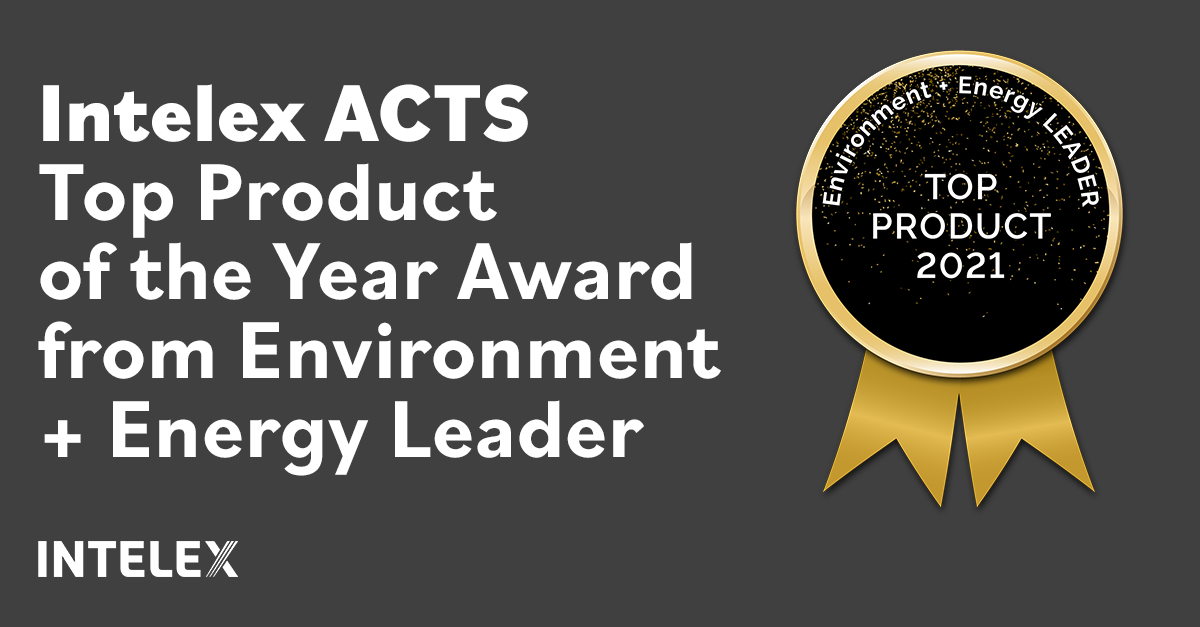 Independent experts recognize Intelex ACTS for sustainability. product excellence and real-world impact for a third time, naming it 2021 Top Product of the Year in the 2021 Environment + Energy Leader Awards