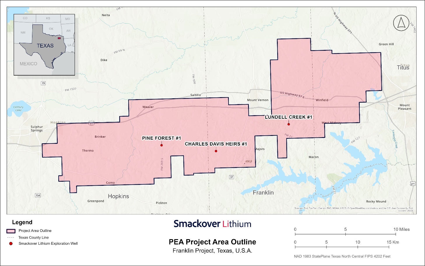 Smackover Lithium Announces Positive Preliminary Economic Assessment for the Franklin Project, Its First Lithium Project in East Texas