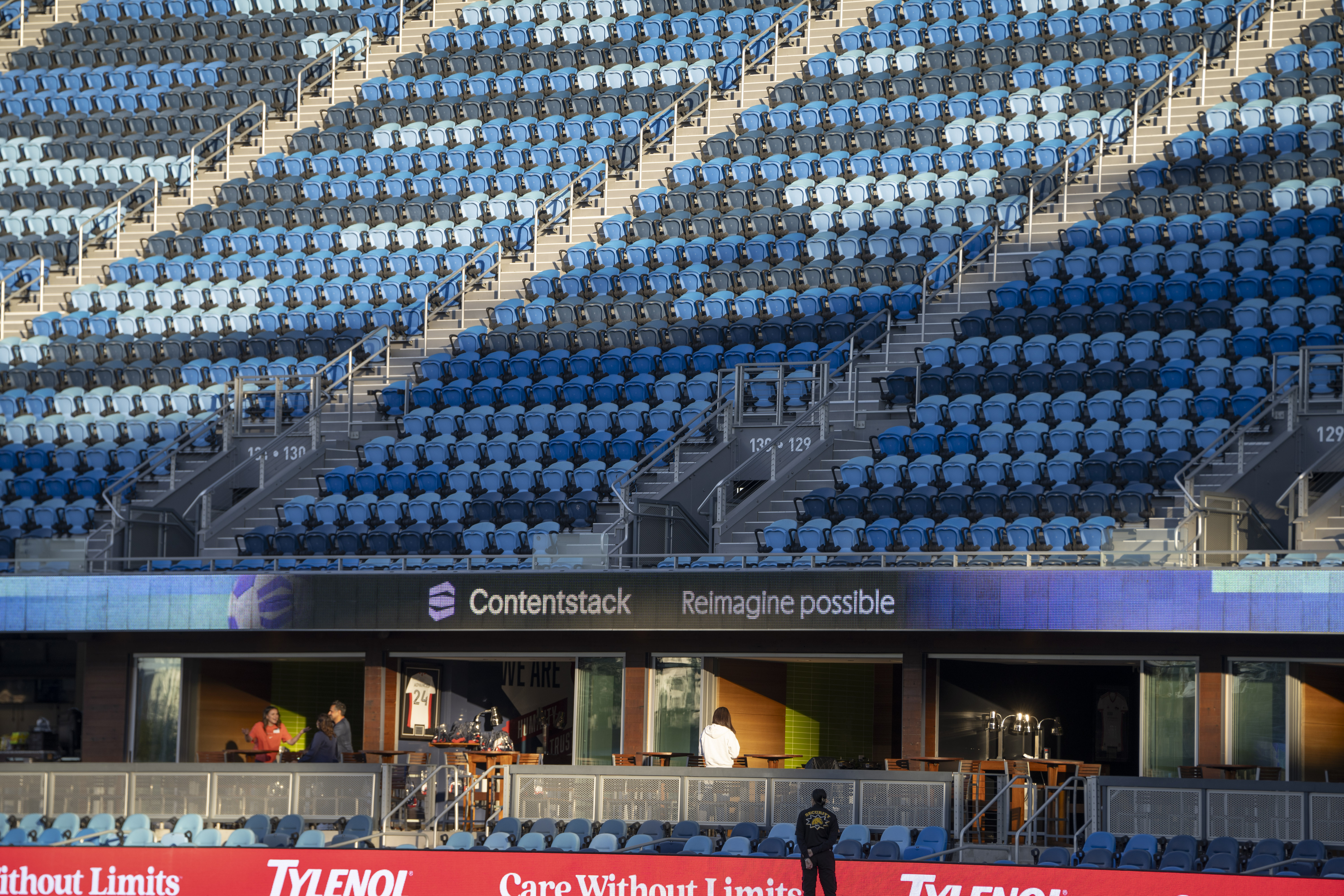 Bay FC Stadium Branding - Contentstack Partnership