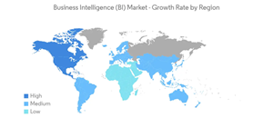 Global Business Intelligence Bi Vendors Market Industry Business Intelligence B I Market Growth Rate By Region