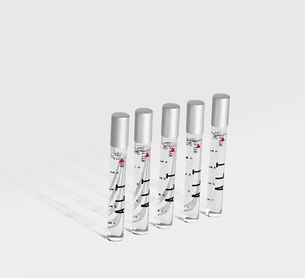 ALT's recyclable glass vials use milligram markings to ensure customizable dose control 