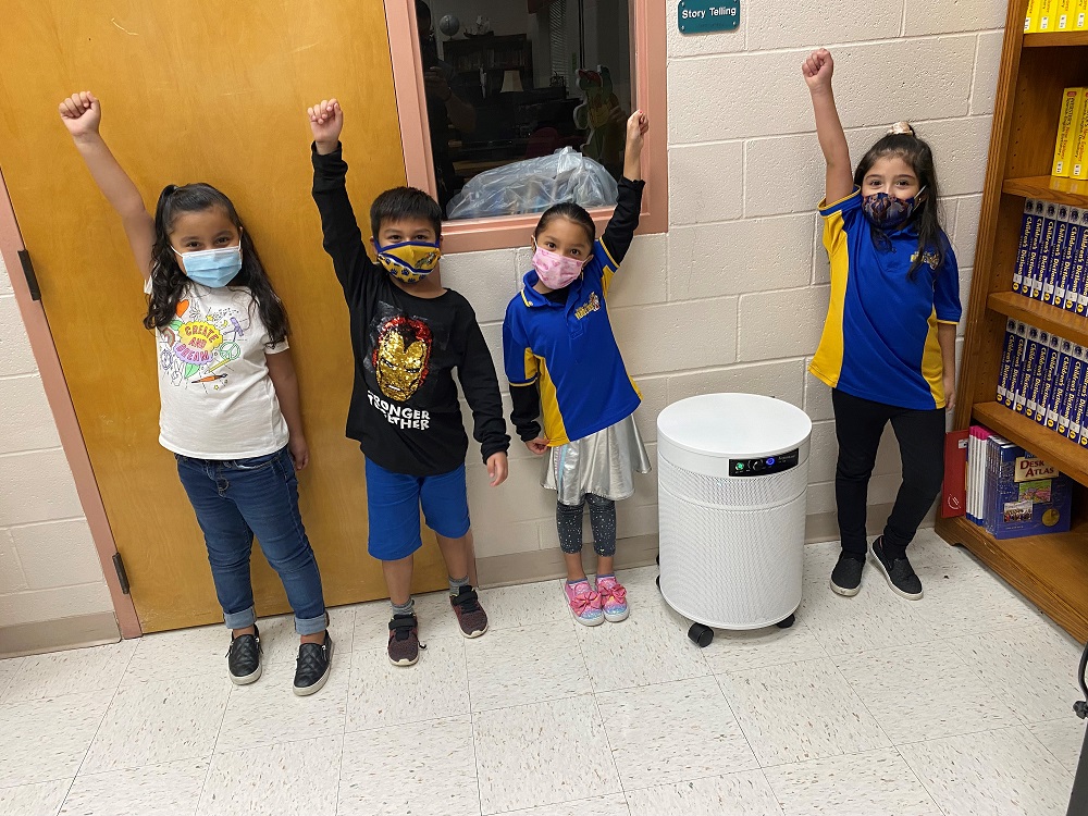 Airpura air purifiers at Wilbur E. Lucas School