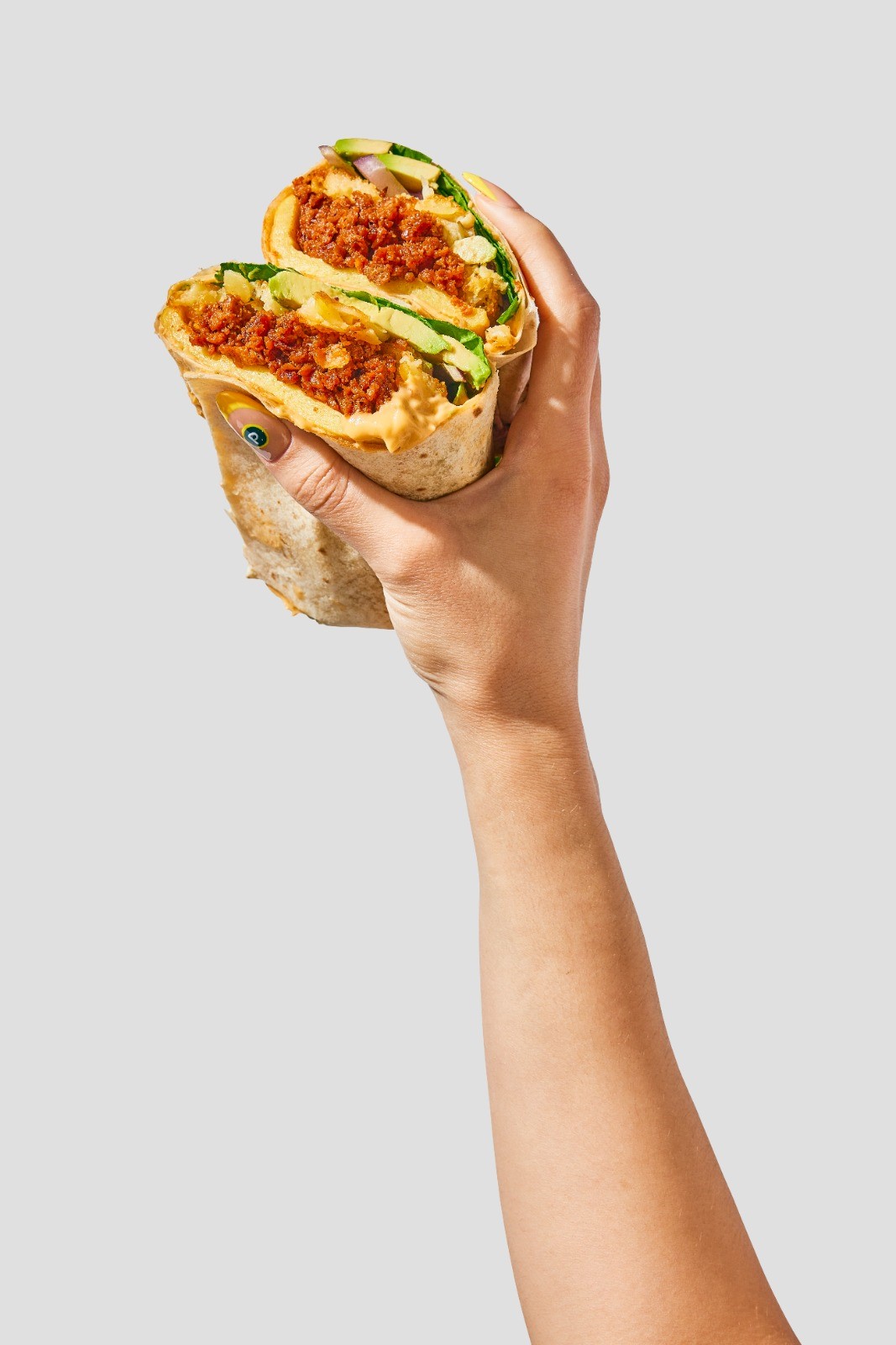 Zero Egg Spicy Breakfast Burrito 