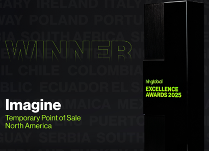 Imagine Wins 2025 HH Global Excellence Award for Temporary Point of Sale