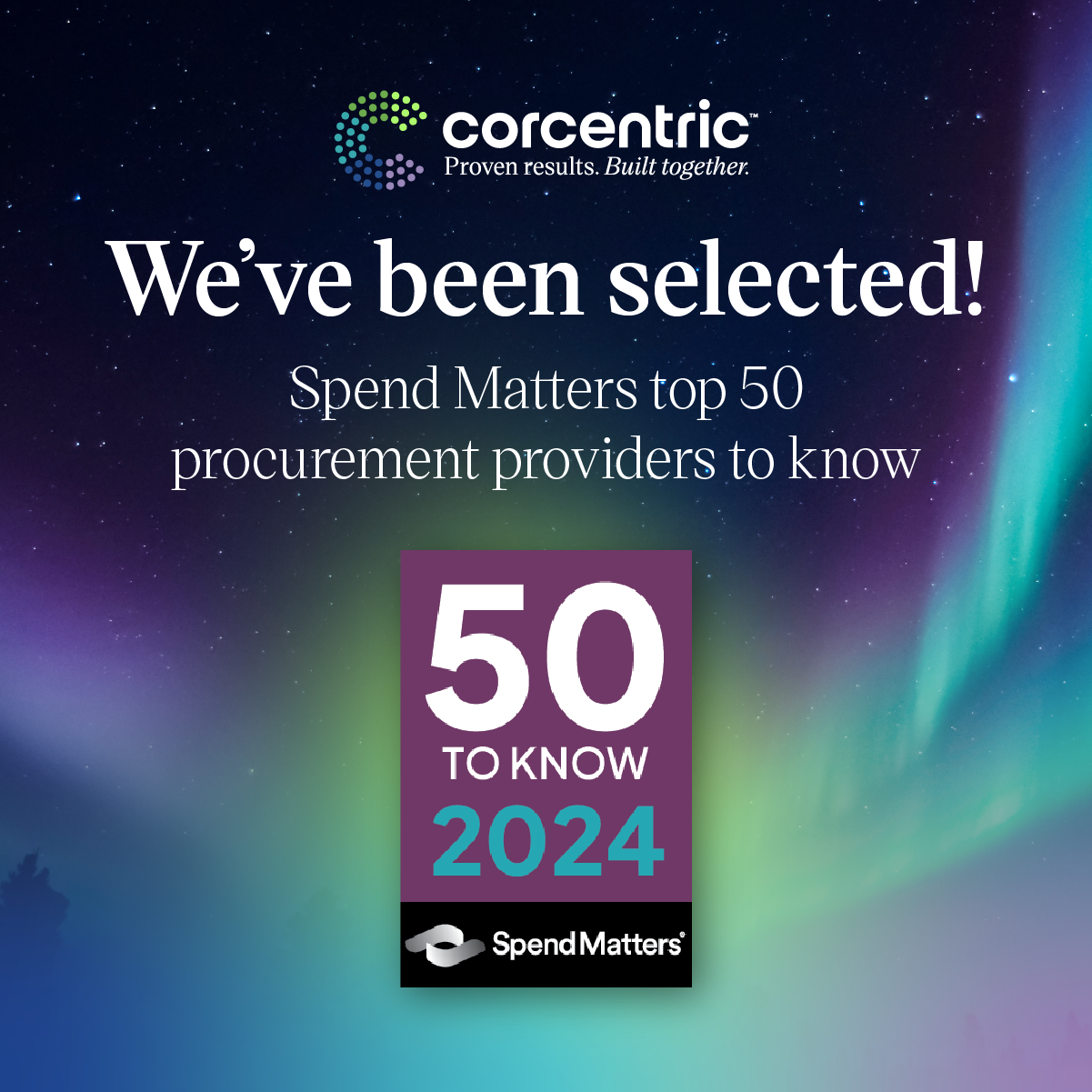 Corcentric Spend Matters Top 50