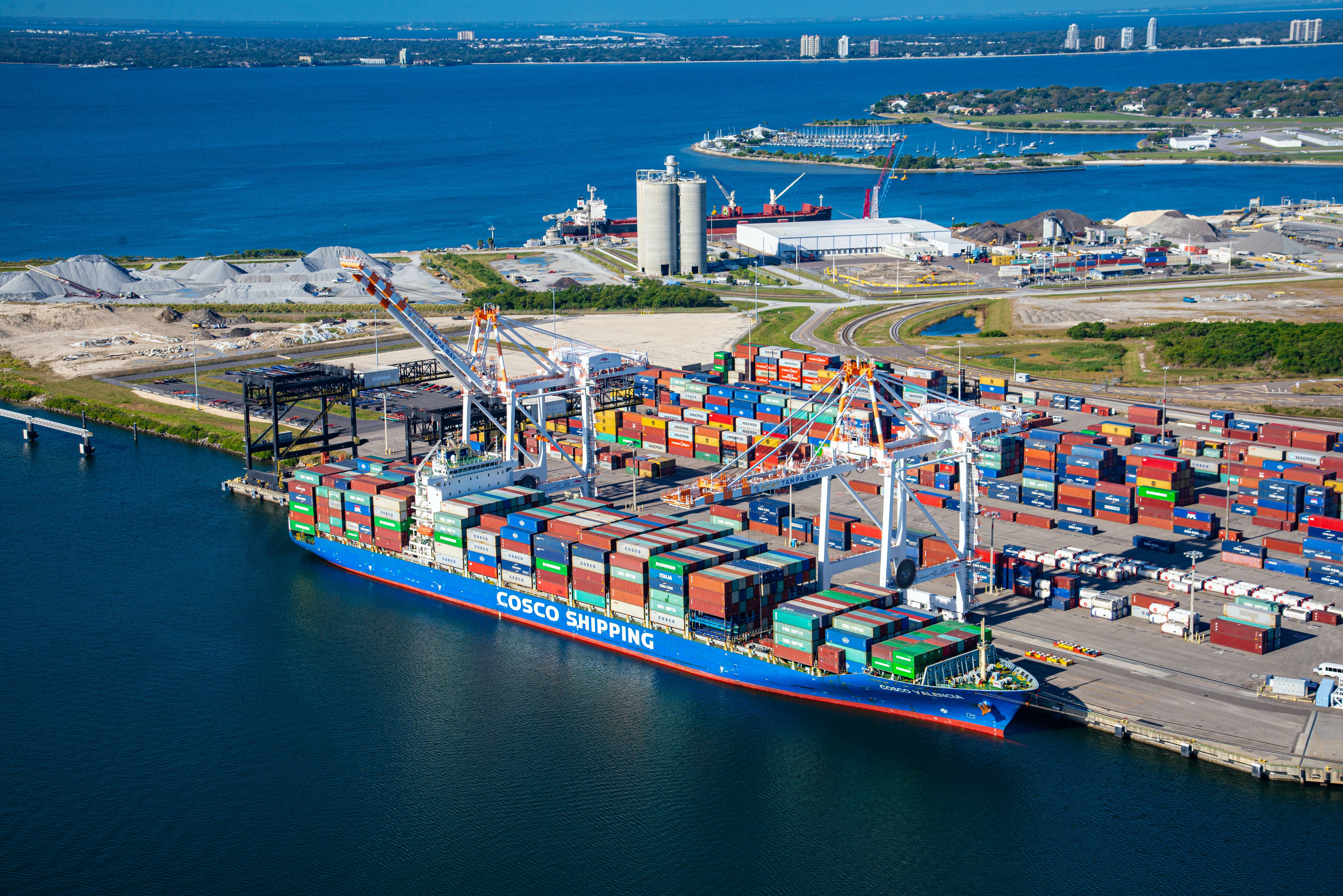 Cosco Shipping at Port Tampa Bay