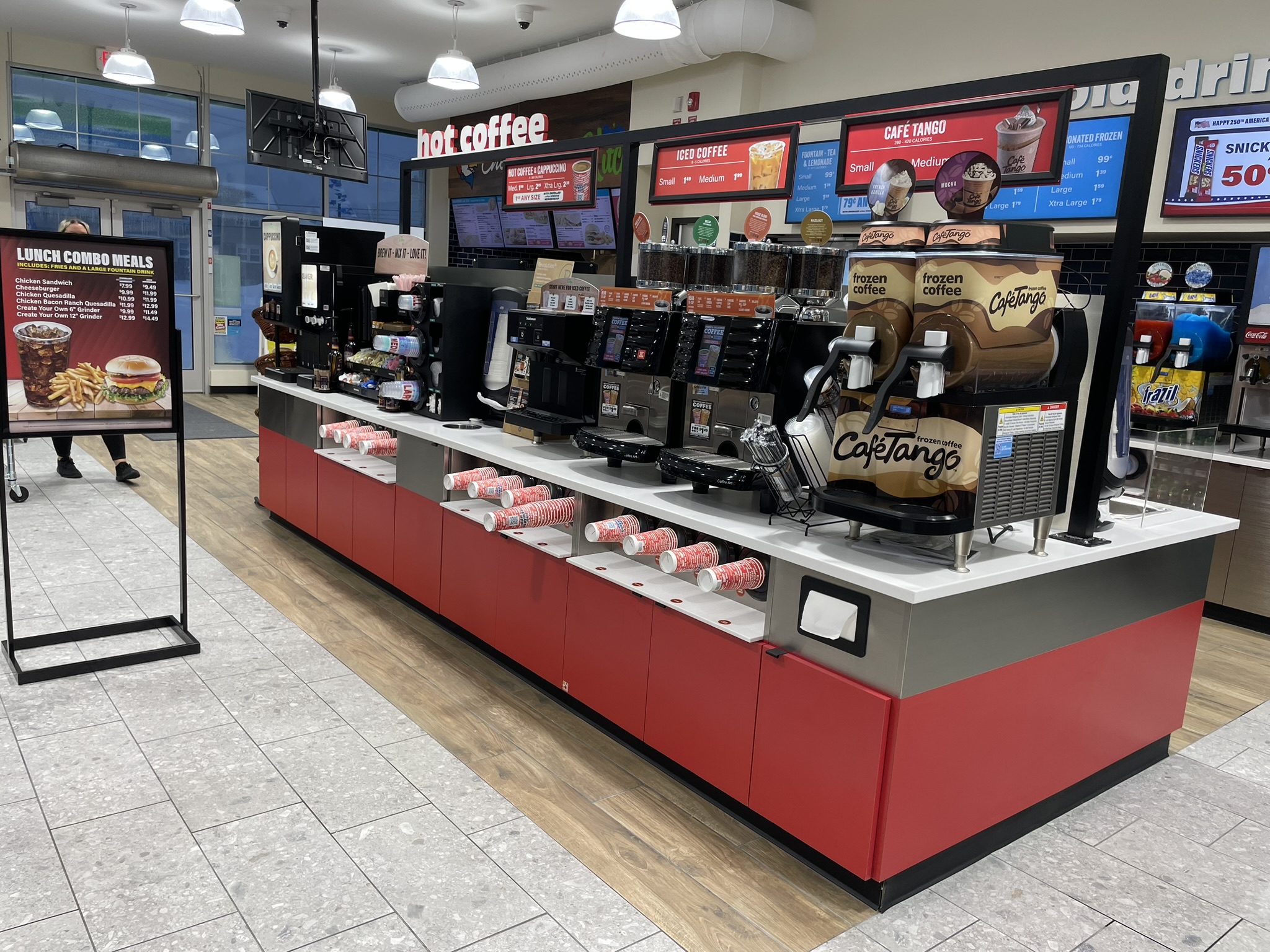 Offerings from bean-to-cup coffee to fountain soda
