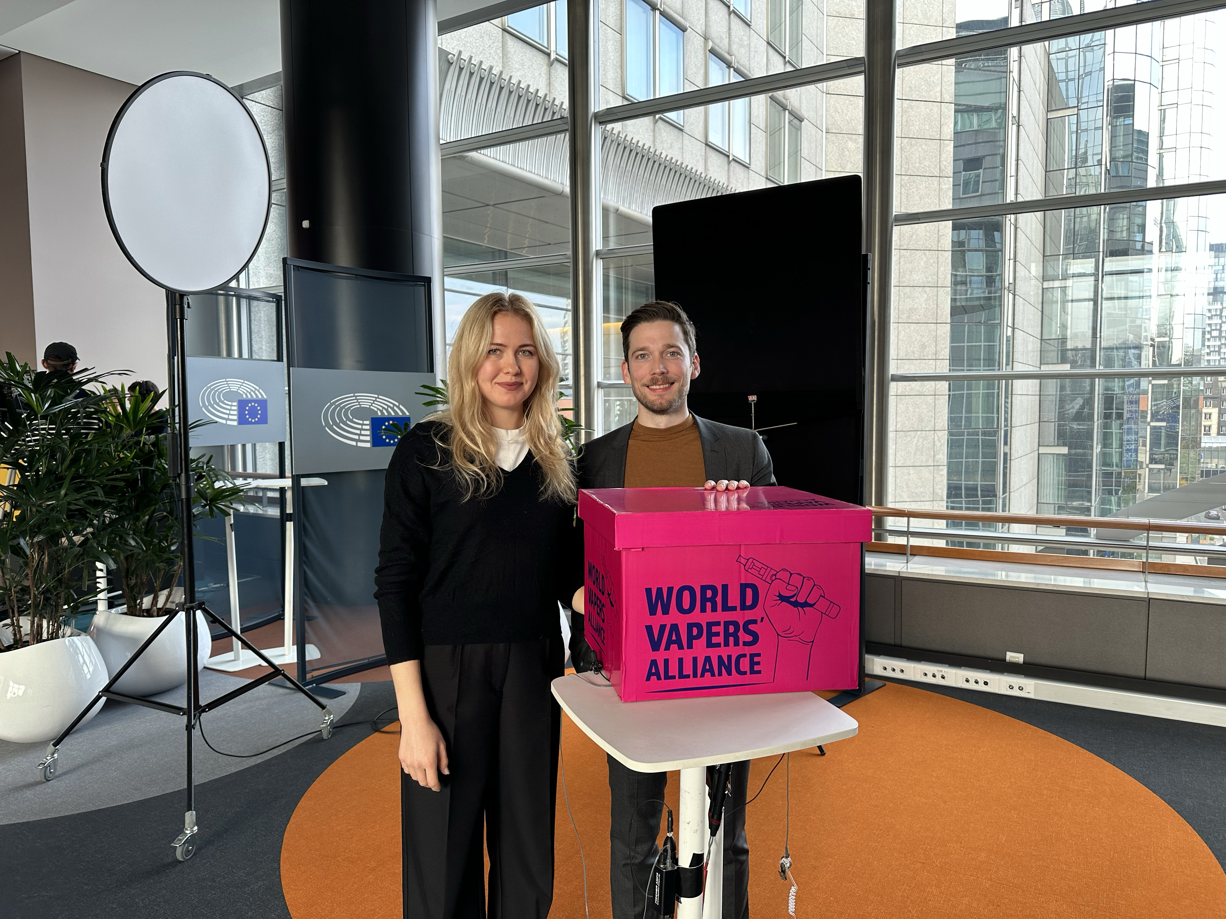 World Vapers' Alliance at the European Parliament in Brussels