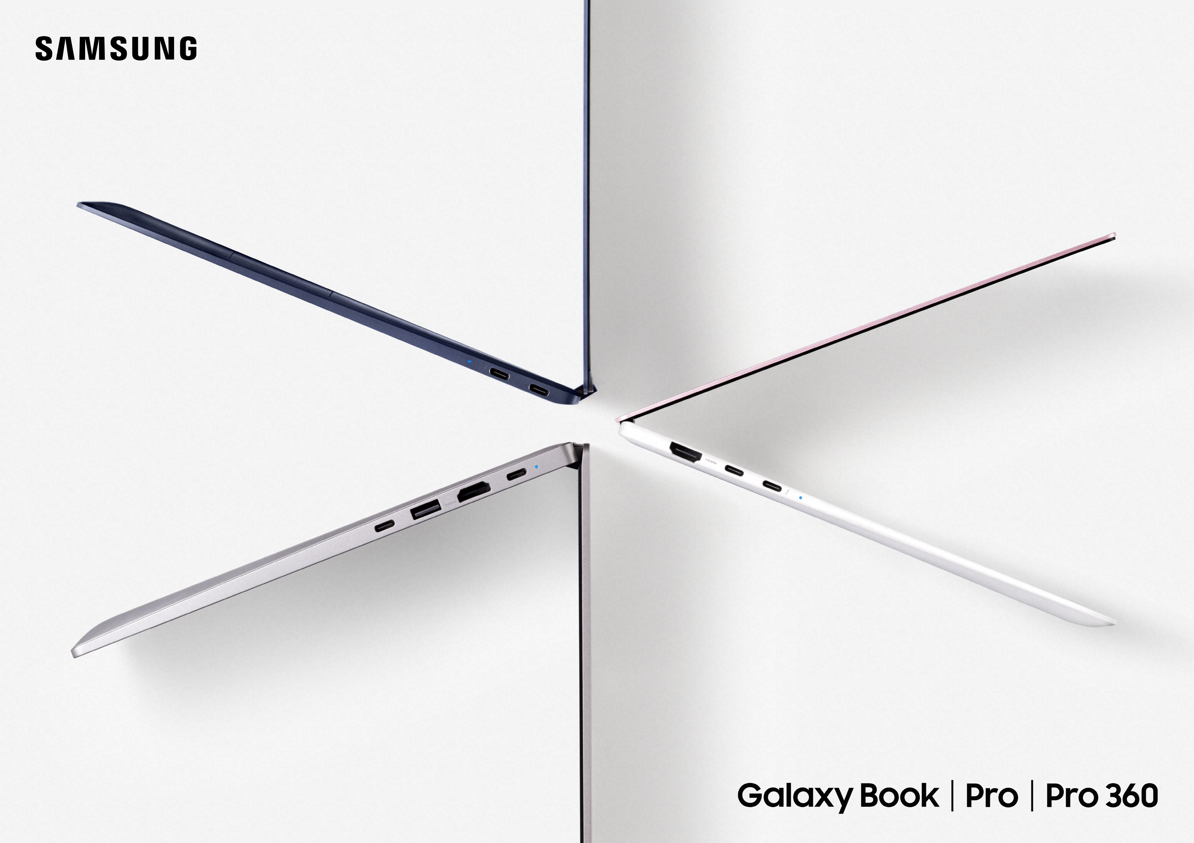 The new Samsung Galaxy Book, Galaxy Book Pro and Pro 360