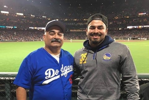 Gilbert & Vincent - Dodgers Game