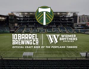 Portland Timbers bring in 10 Barrel as an official sponsor and extends their longstanding relationship with Widmer Brothers