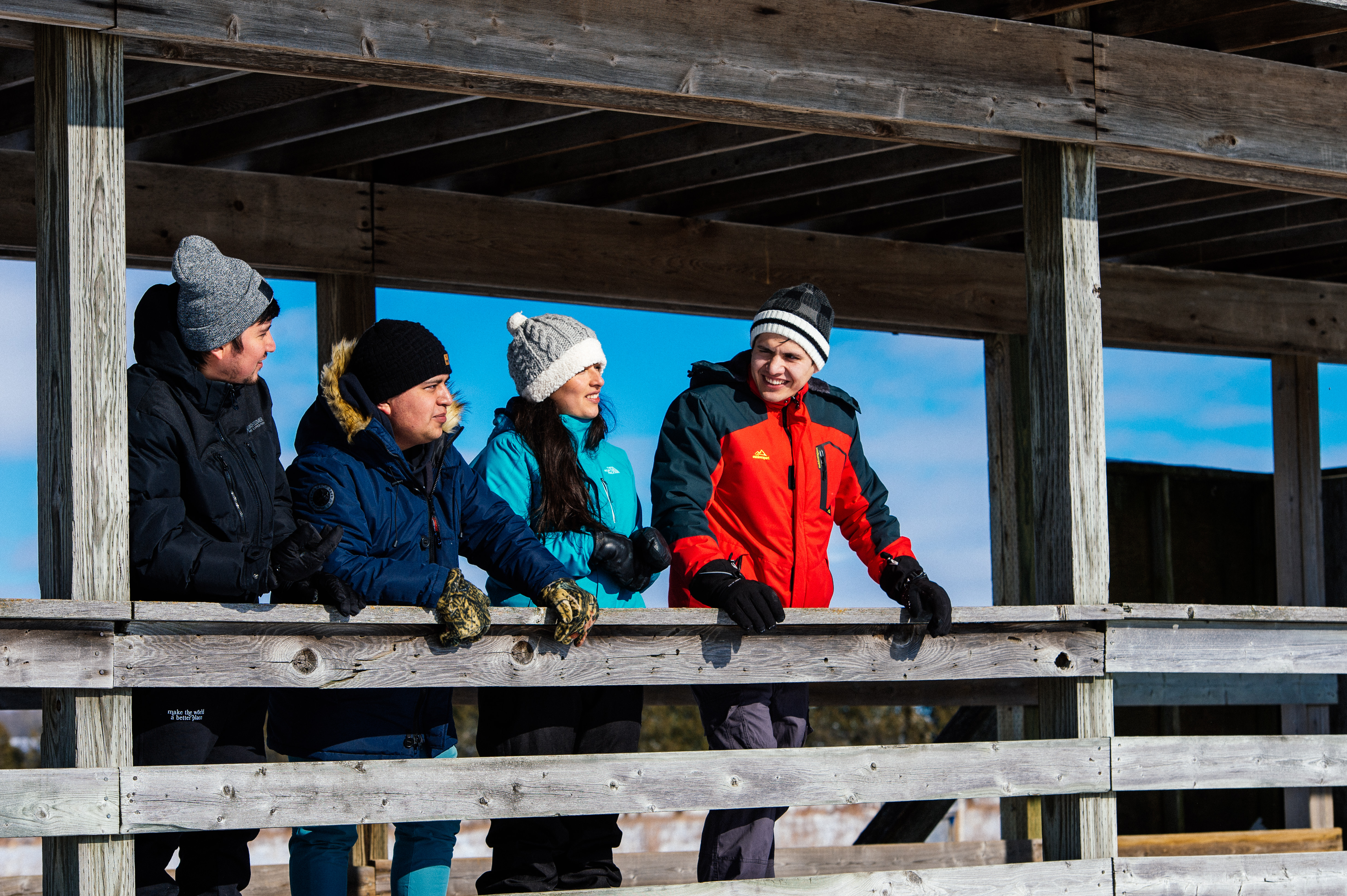 Find 17 winter wetlands for family fun at ducks.ca/winterwetlands