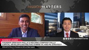 Srikanth Palla was interviewed by Adam Torres on Mission Matters Podcast