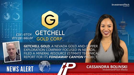 Getchell Gold, a Nevada gold and copper exploration company focussed in Nevada, filed a Mineral Resource Estimate technical report for its Fondaway Canyon project.: Getchell Gold, a Nevada gold and copper exploration company focussed in Nevada, filed a Mineral Resource Estimate technical report for its Fondaway Canyon project.