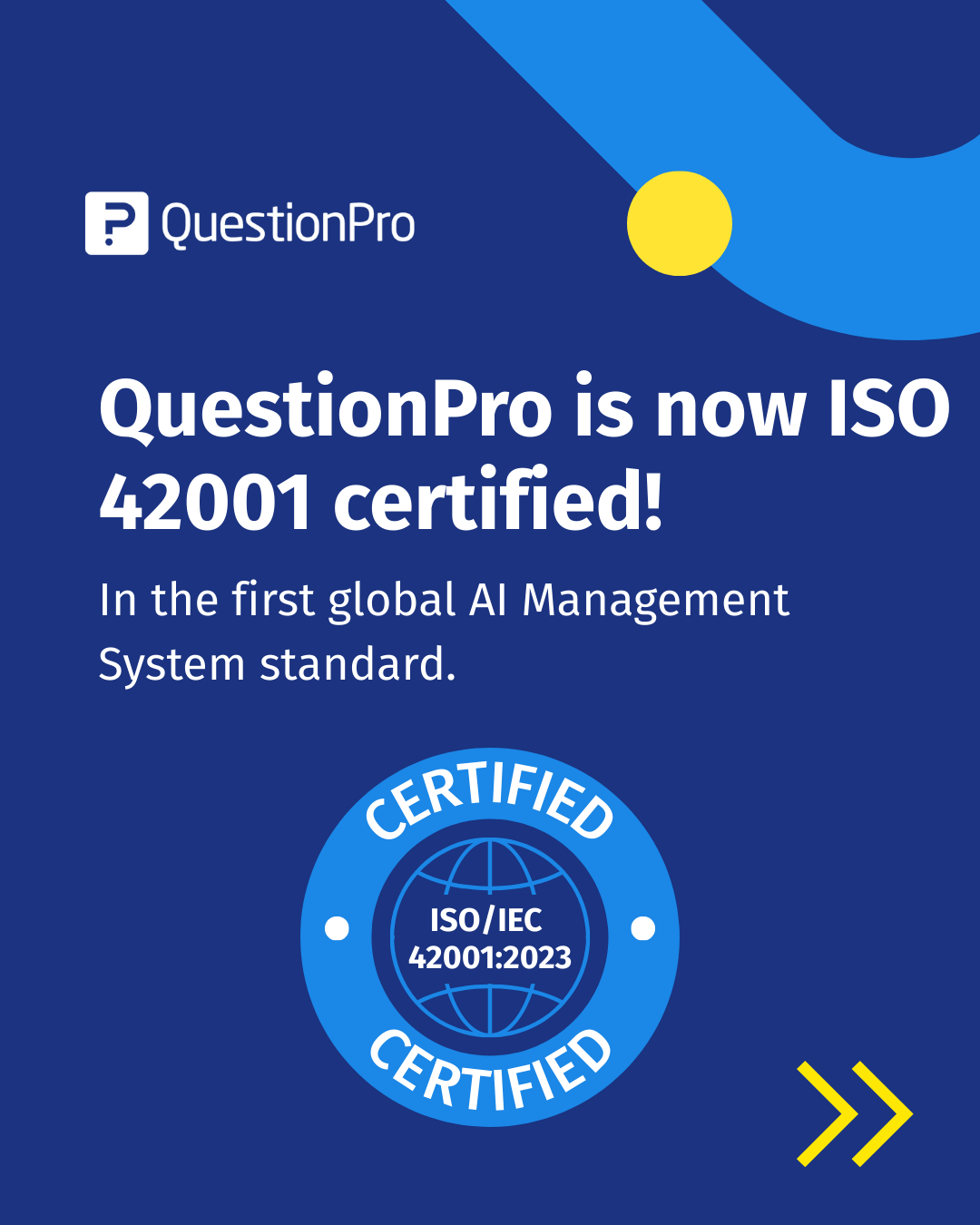 ISOIEC 420012023 certified image