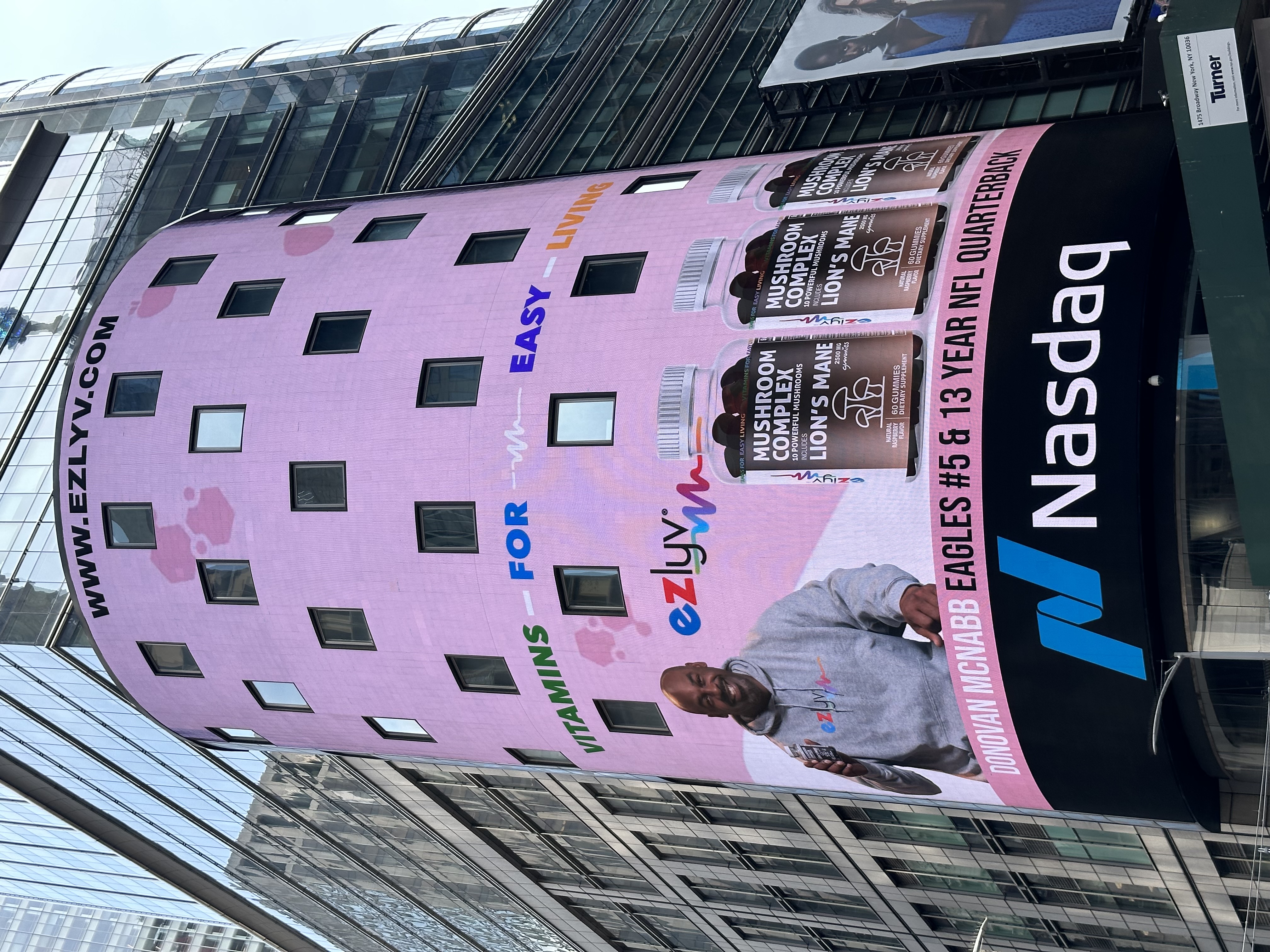 NASDAQ Billboard for Ezlyv