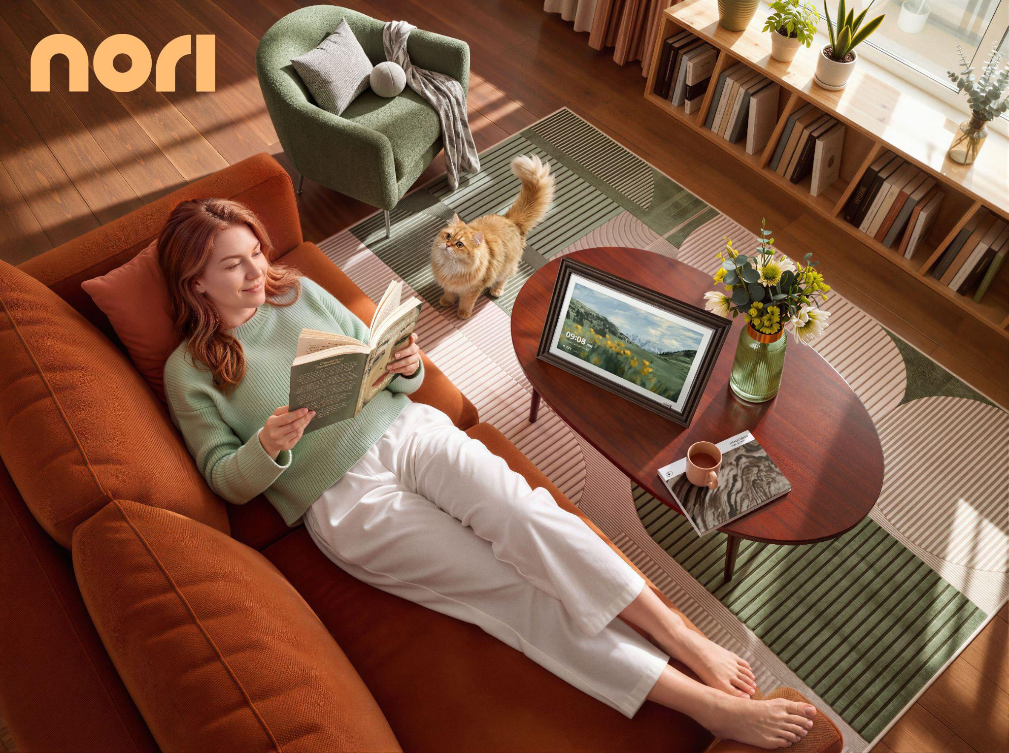 Nori Family Hub privacy design with physical microphone mute switch and no camera for family data security
