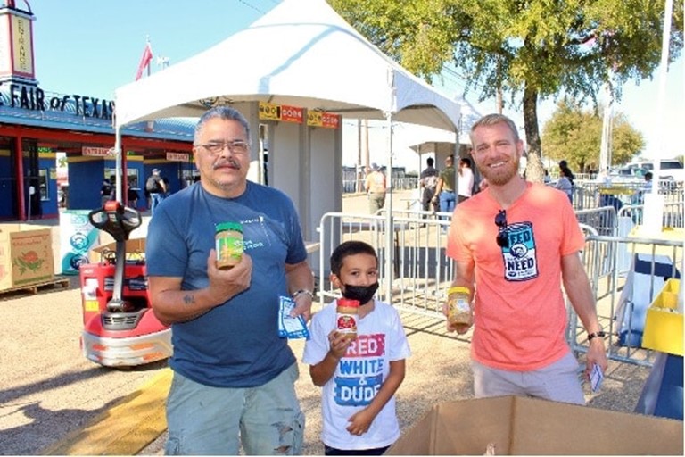 NTFB peanut butter drive at State Fair of Texas