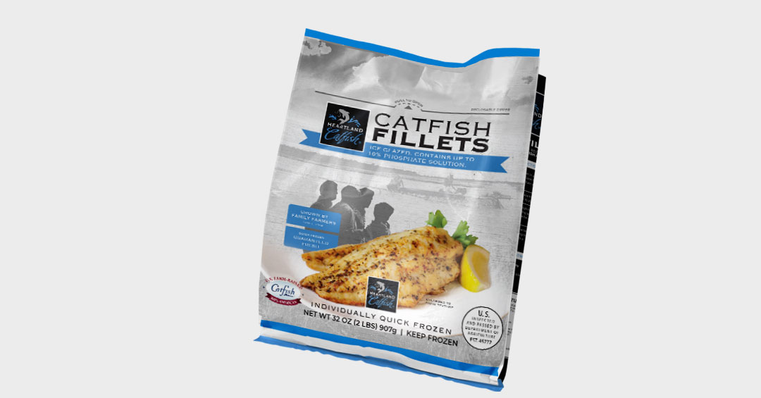 Heartland Catfish Frozen Fillets (IQF)