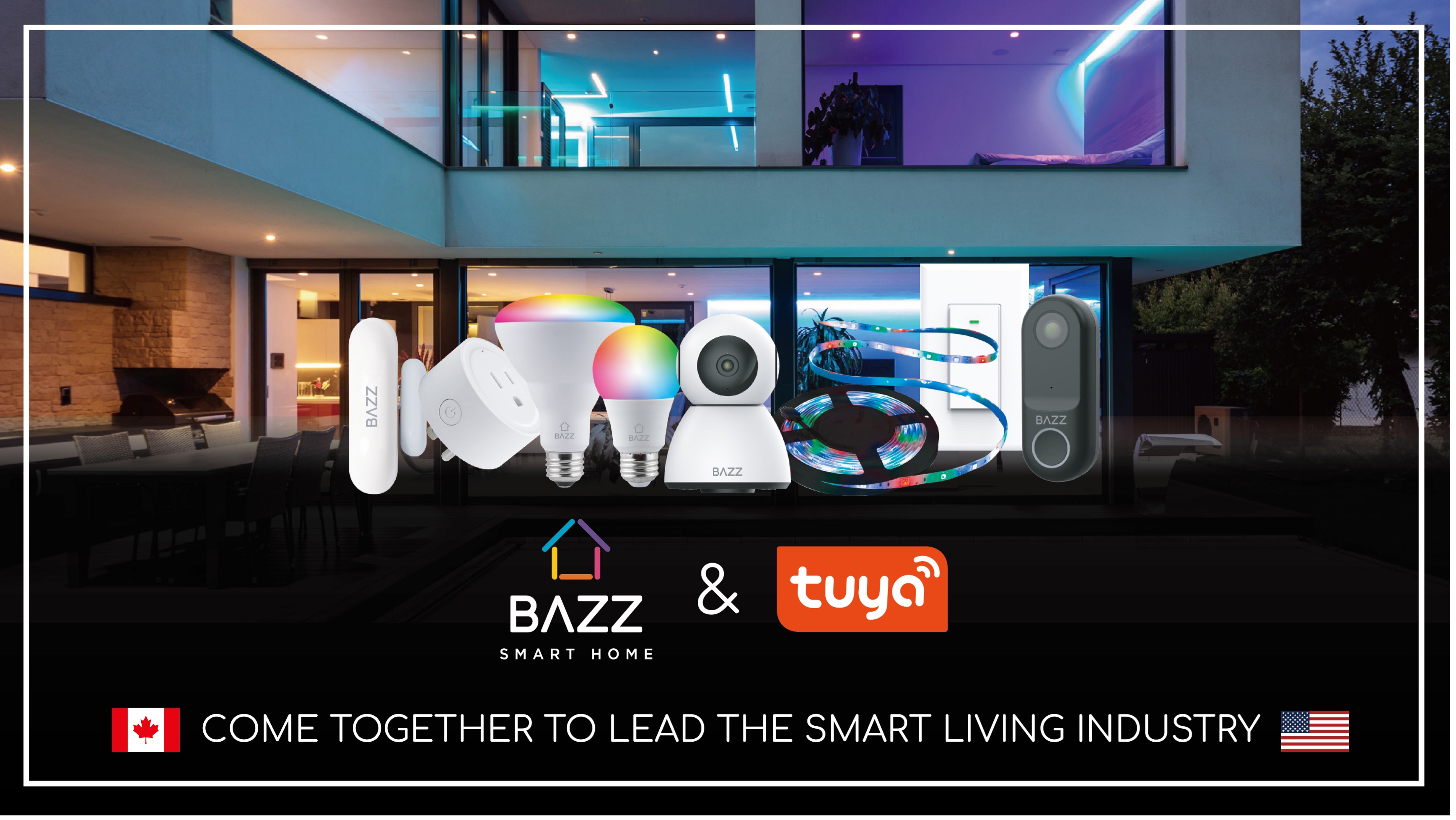 BAZZ Smart Home, Powered by Tuya.