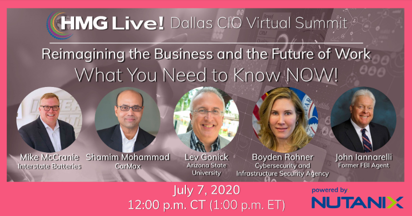 HMG Live! 2020 Dallas CIO Virtual Summit