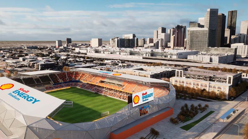 Shell Energy Stadium rendering