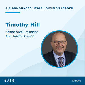 Timothy Hill, Senior VP, AIR