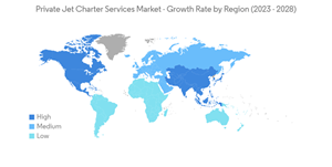 Private Jet Charter Services Market Private Jet Charter Services Market Growth Rate By Region 2023 2028