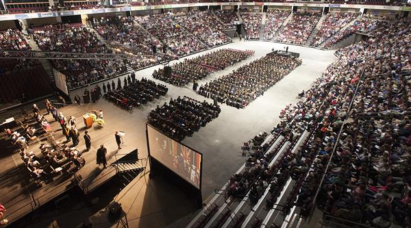 Husson University Commencement at the Cross Insurance Center