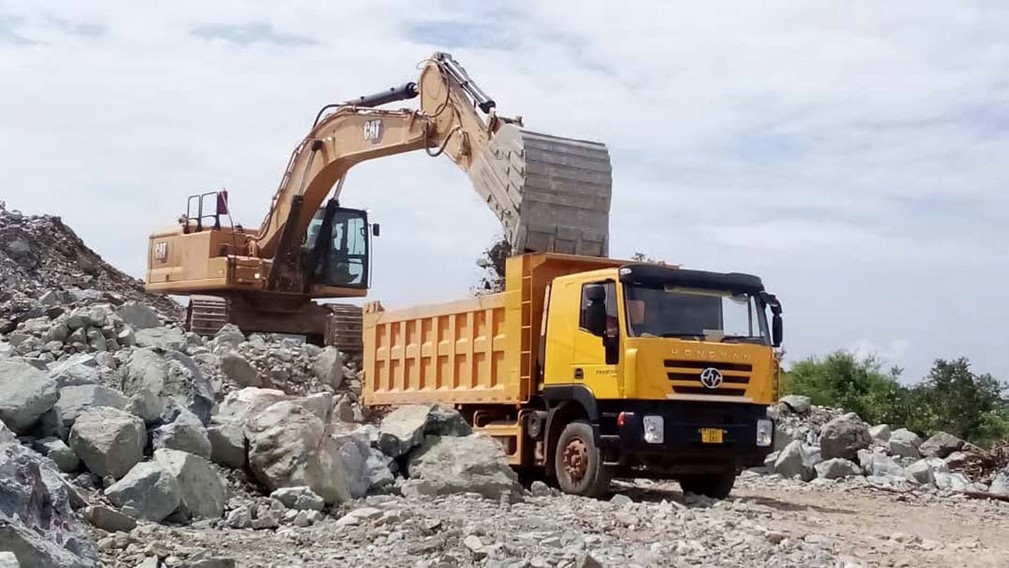 Figure 2: New 350 Excavator and Haul Truck (at December 20, 2024) 