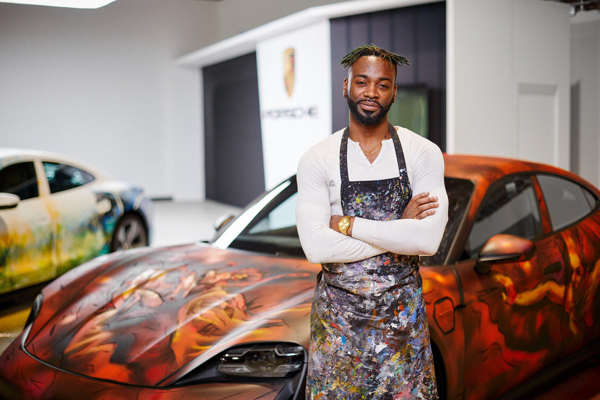 Porsche Canada x Art Battle 2022 National Champion Allan André